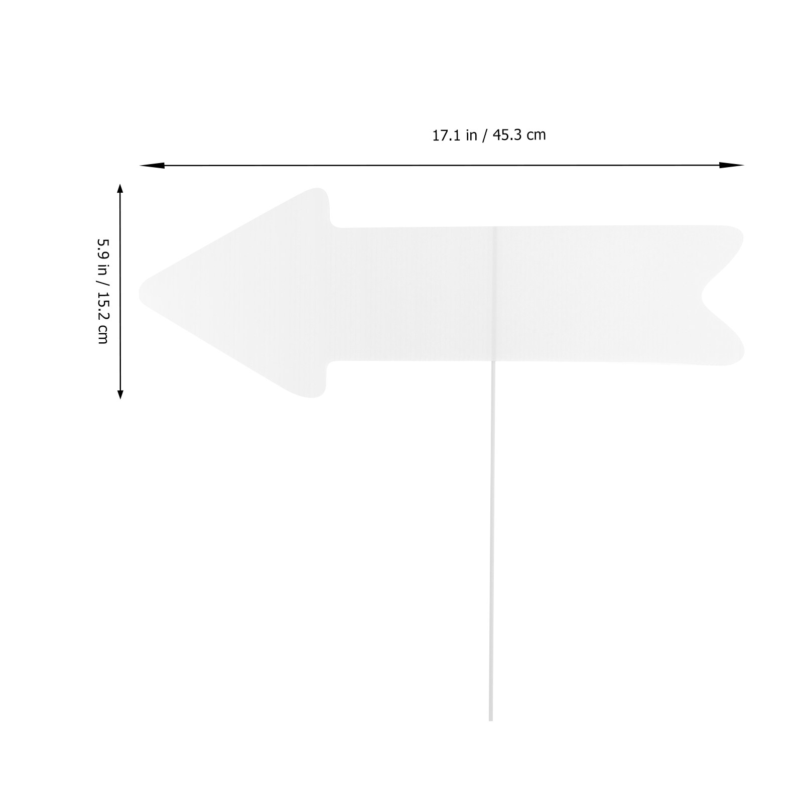 5 Adet Plastik Boş Bahçe Tabel - Yard Sign Blank incelemesi ve fiyatı